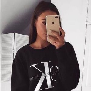 Calvin Klein men's sweatshirt black